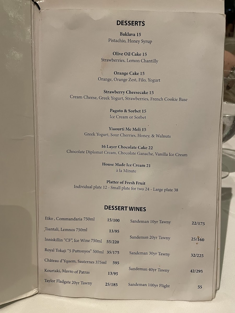 Menu Avra Beverly Hills-1